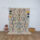 Handmade wool Berber rug 230 x 150 cm