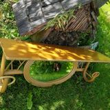 Vintage rattan coats holder