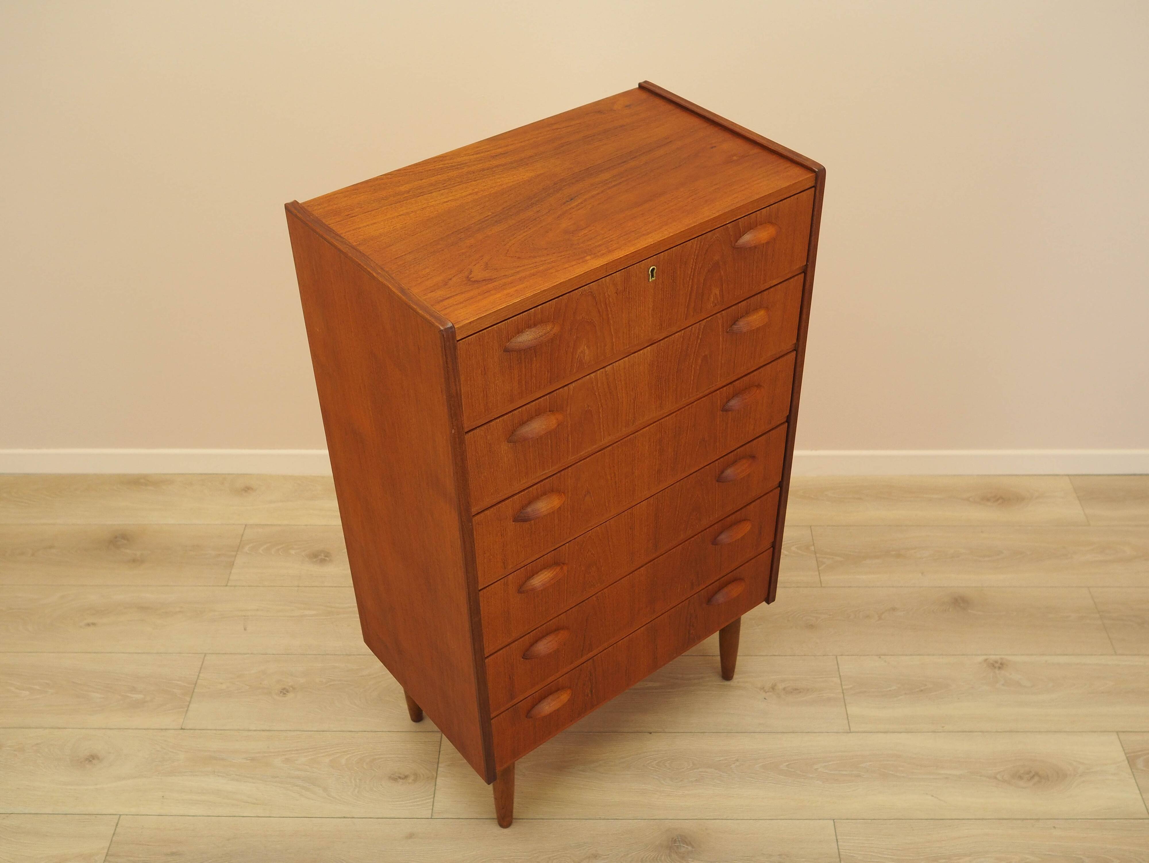 Commode en teck, design danois, années 1970, fabriquée au Danemark