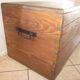 Old solid wooden chest