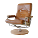 Leather armchair, chromed design, Germany,70