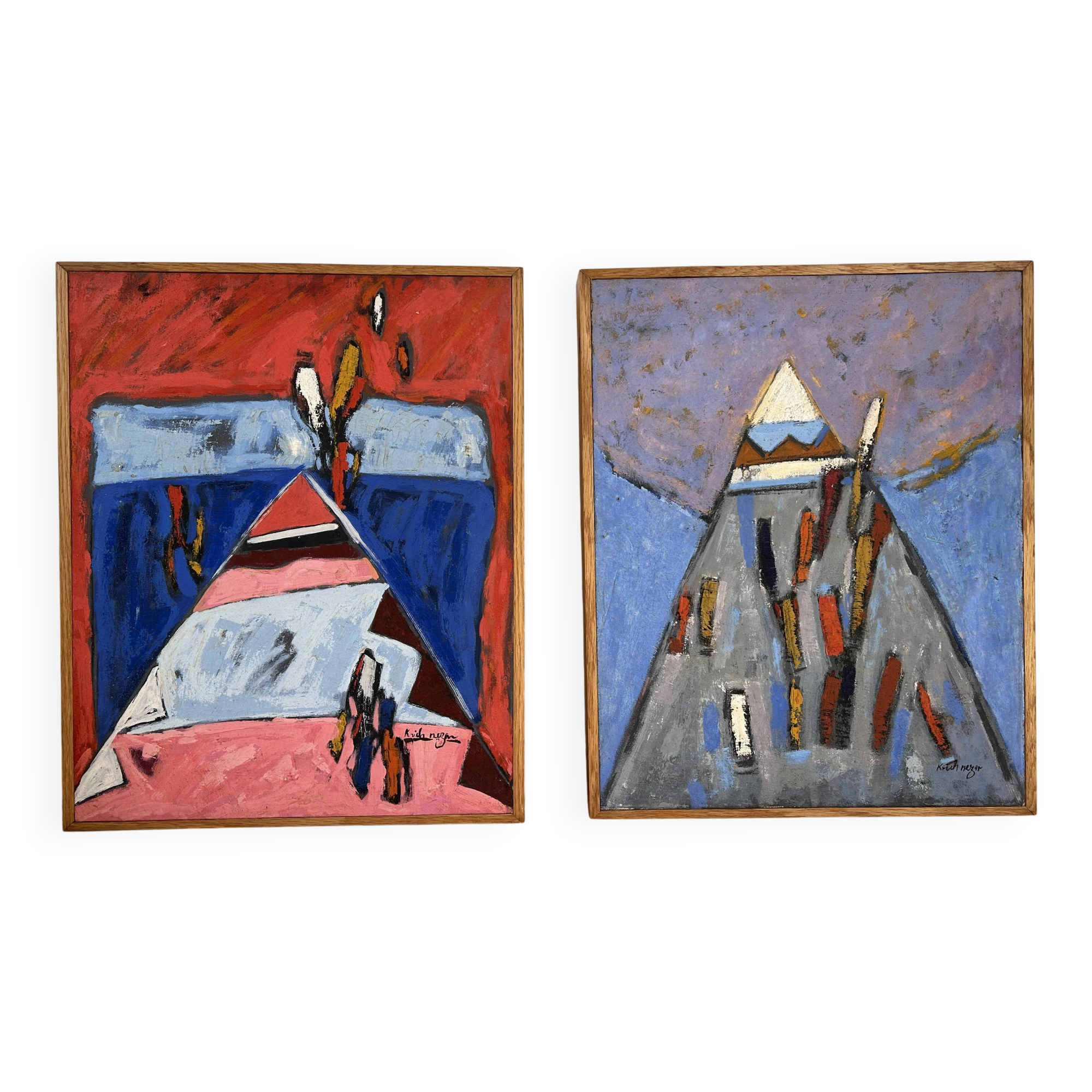 Painting by Moroccan artist Krich Nezar