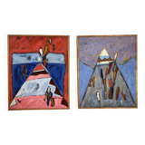 Painting by Moroccan artist Krich Nezar