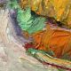 Vintage Original Expressionist Oil On Canvas By A. Eres, 1977