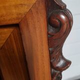 Cherry and pink marble bedside table