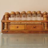 Wooden spice wall servant 60s/70s
