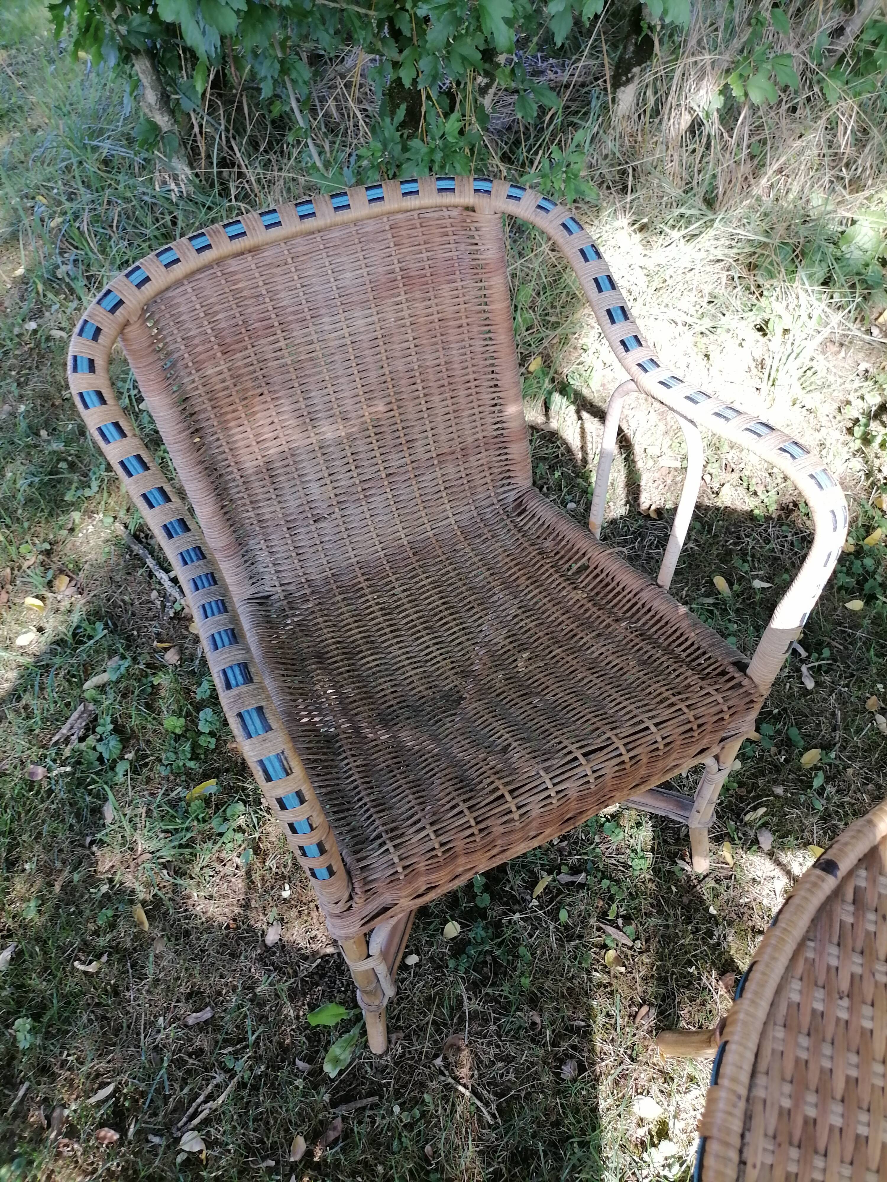 Garden rattan living room