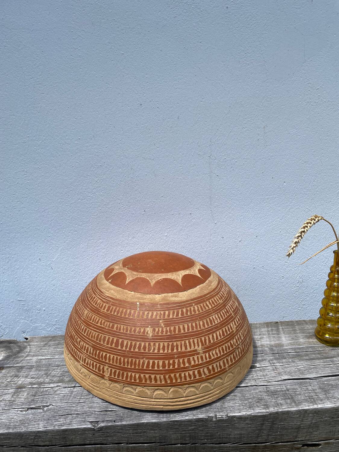 Ethnic wall calabash