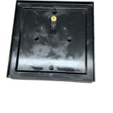 Pair of square wall or hanging lights from the 70s