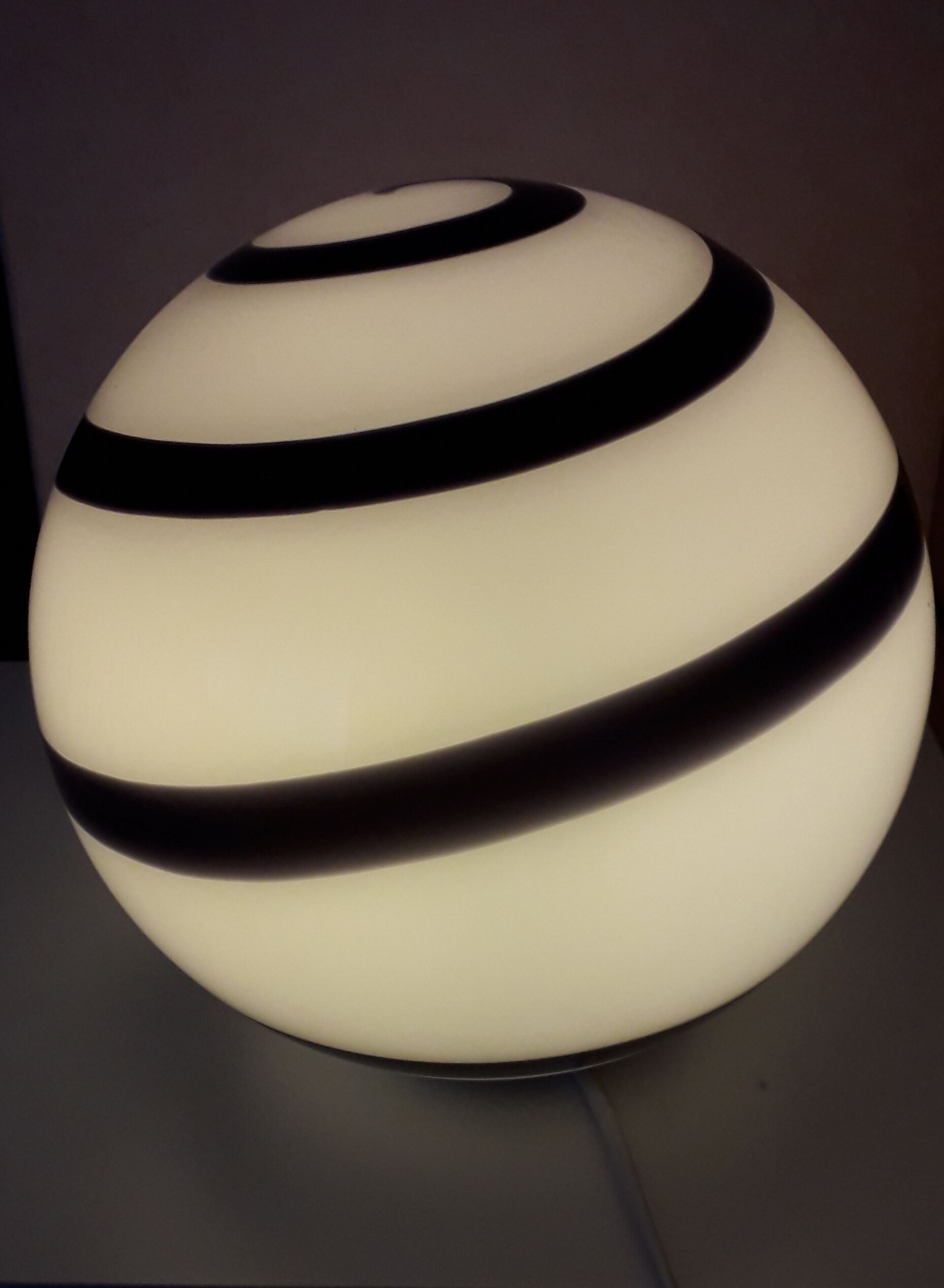Wofi leuchten zebra swirl tablelamp