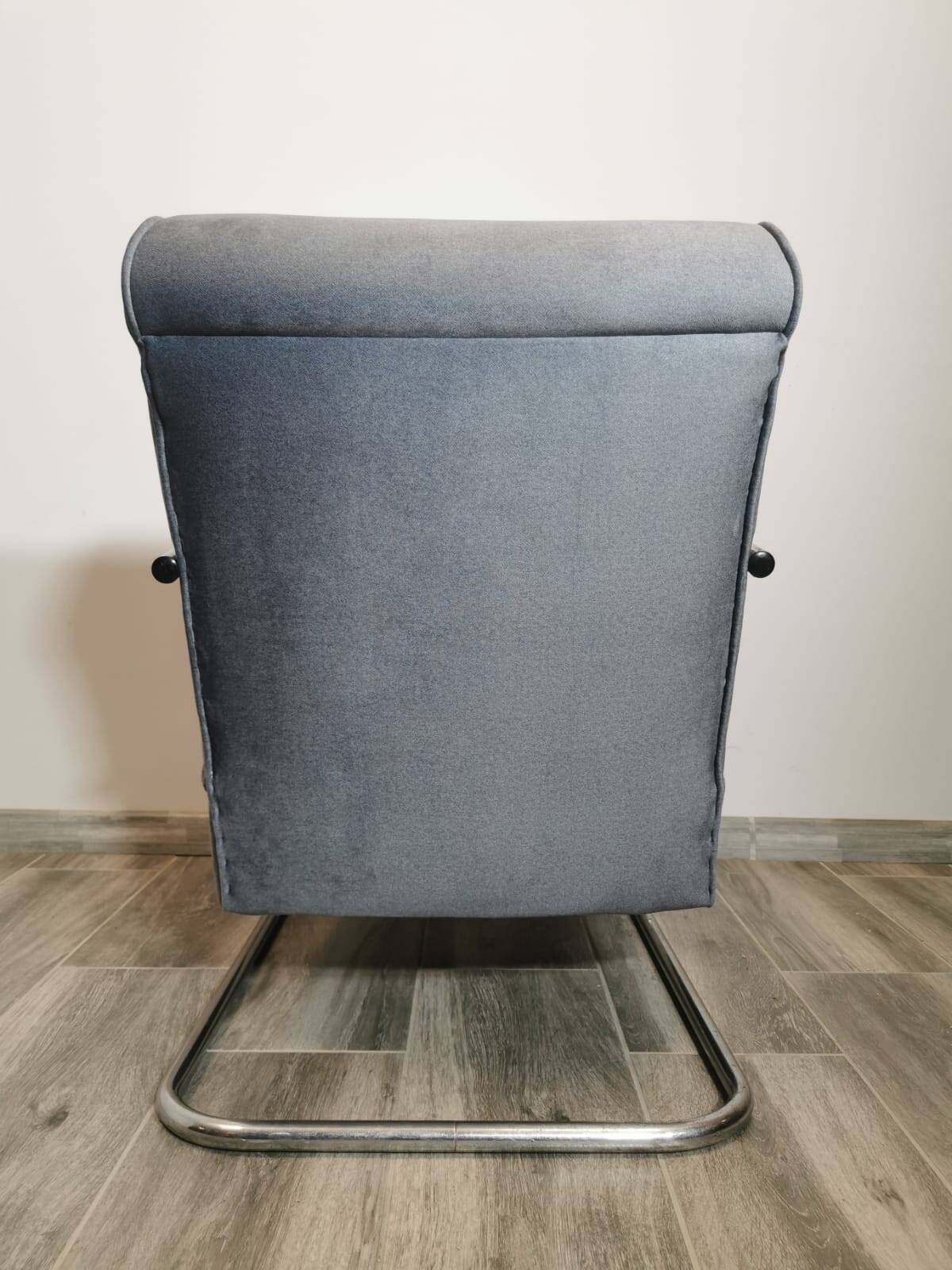 Fauteuil Bauhaus par Mücke Melder, 1940s