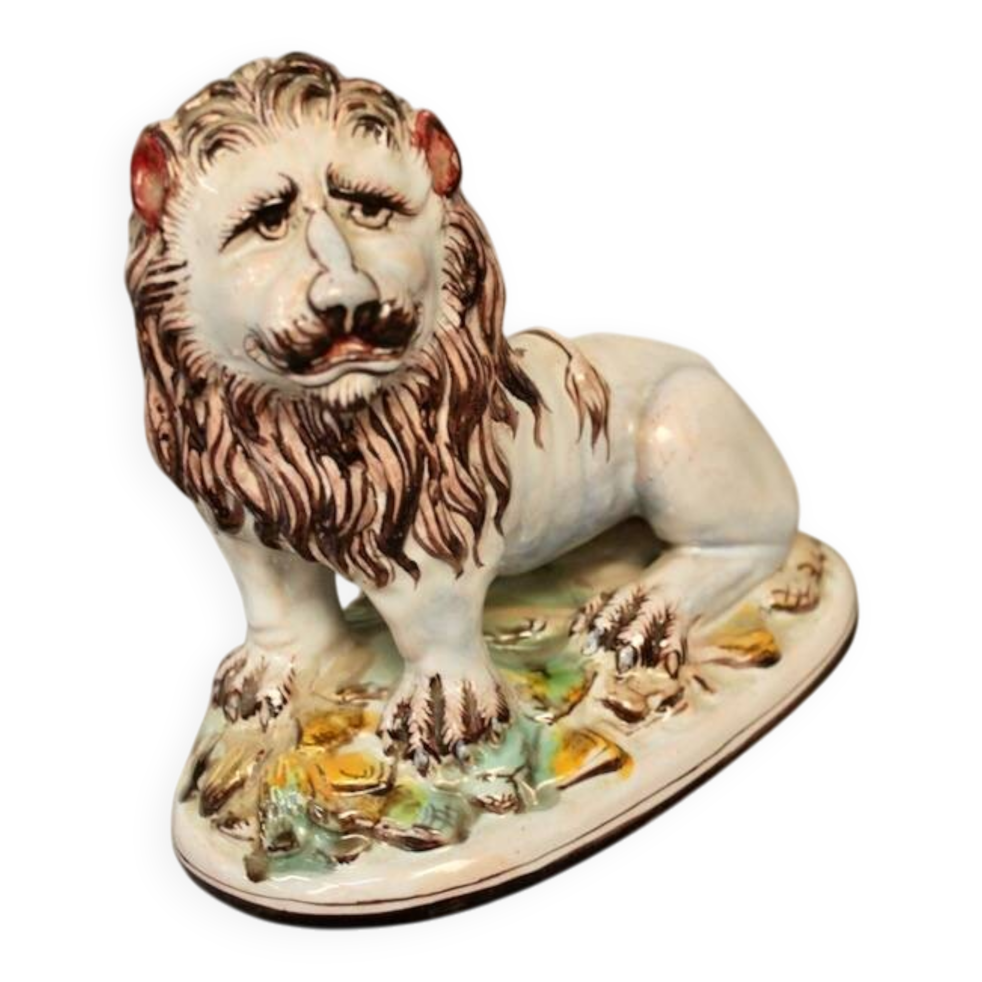 Saint Clement Earthenware Lion