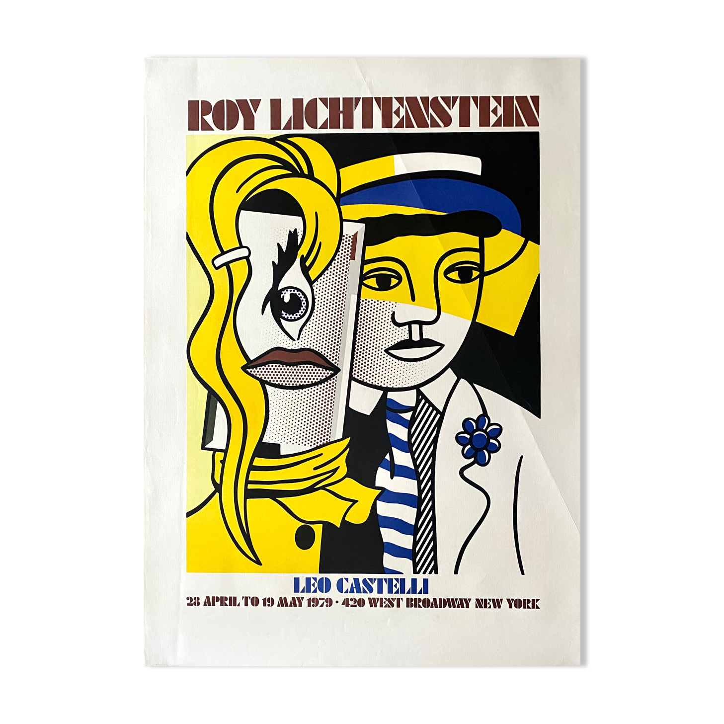 Roy Lichtenstein - Original Exhibition Poster at Leo Castelli Gallery, 1979 - Poster