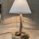 Cord lamp and cotton lampshade