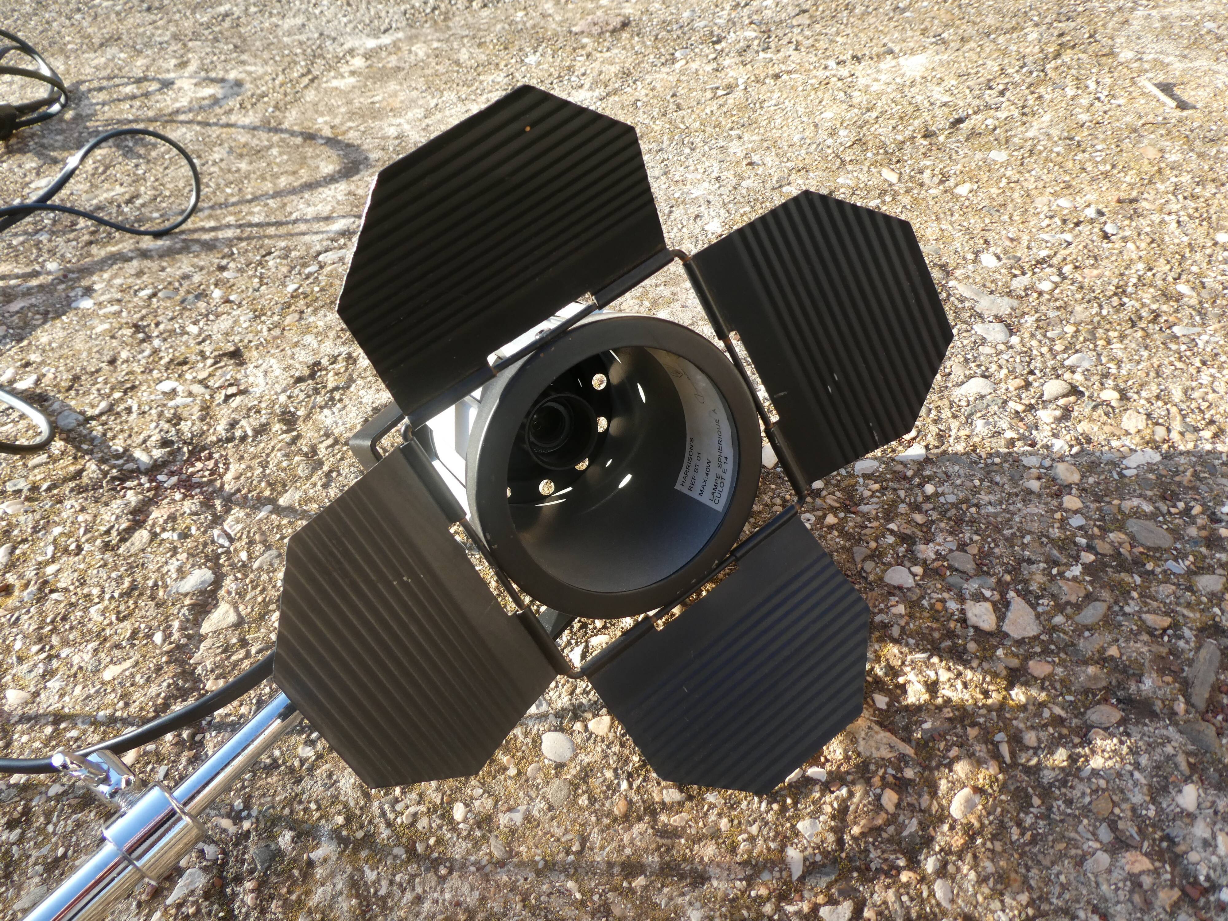 Vintage cinema projector lamp