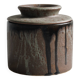 Handmade stoneware butter dish