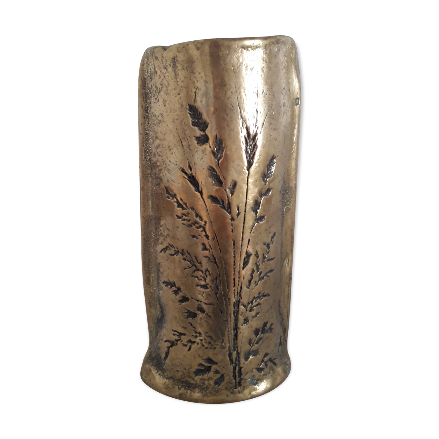 Vintage Gilde Handwerk brass vase