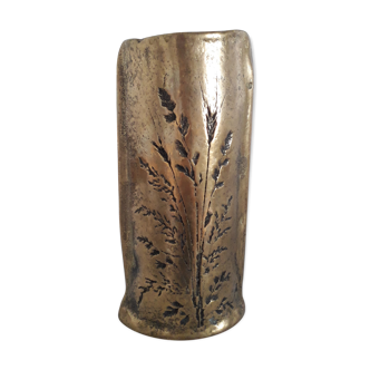 Vintage Gilde Handwerk brass vase