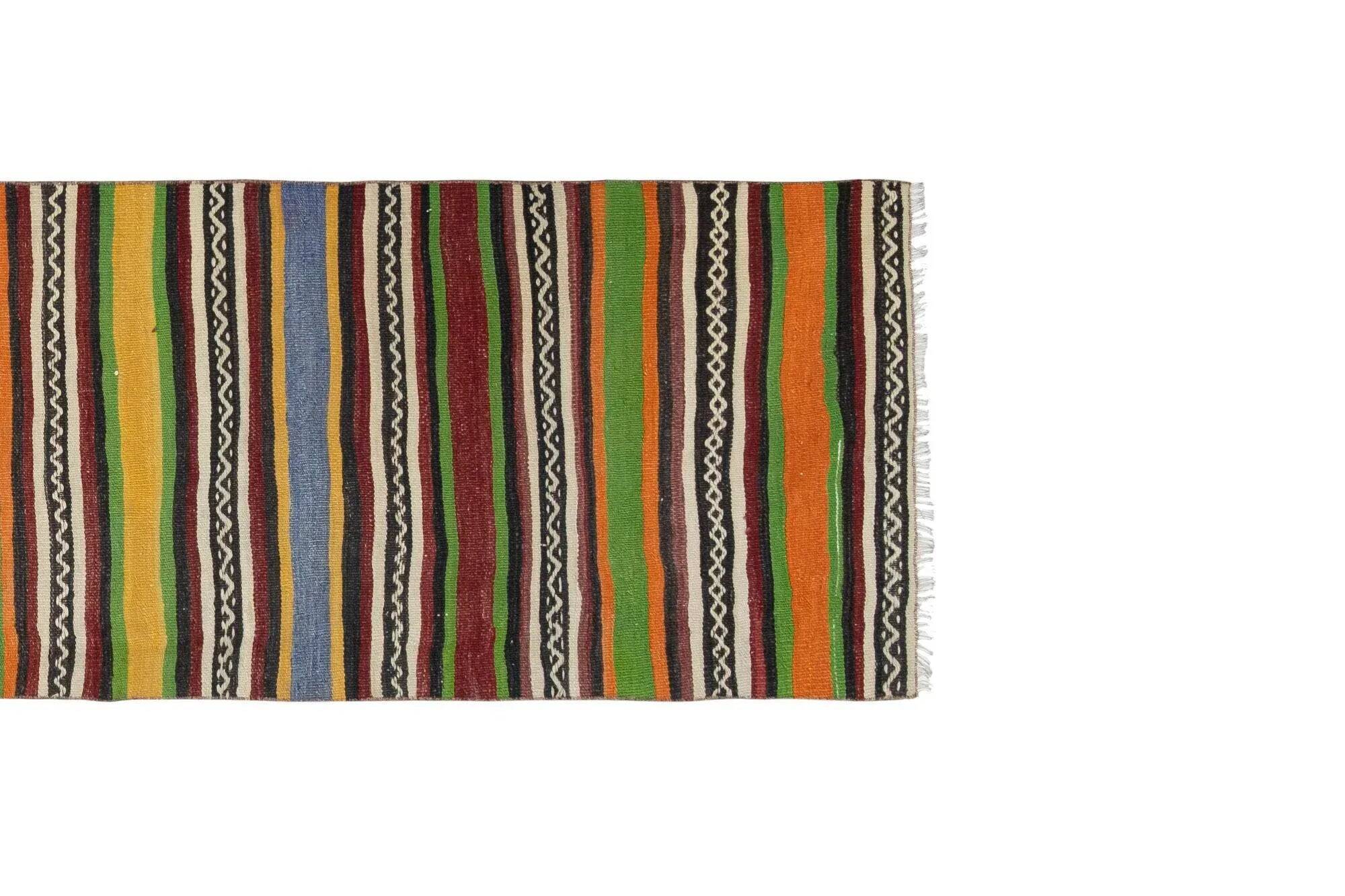 Vintage Turkish hallway rug 73x330 cm