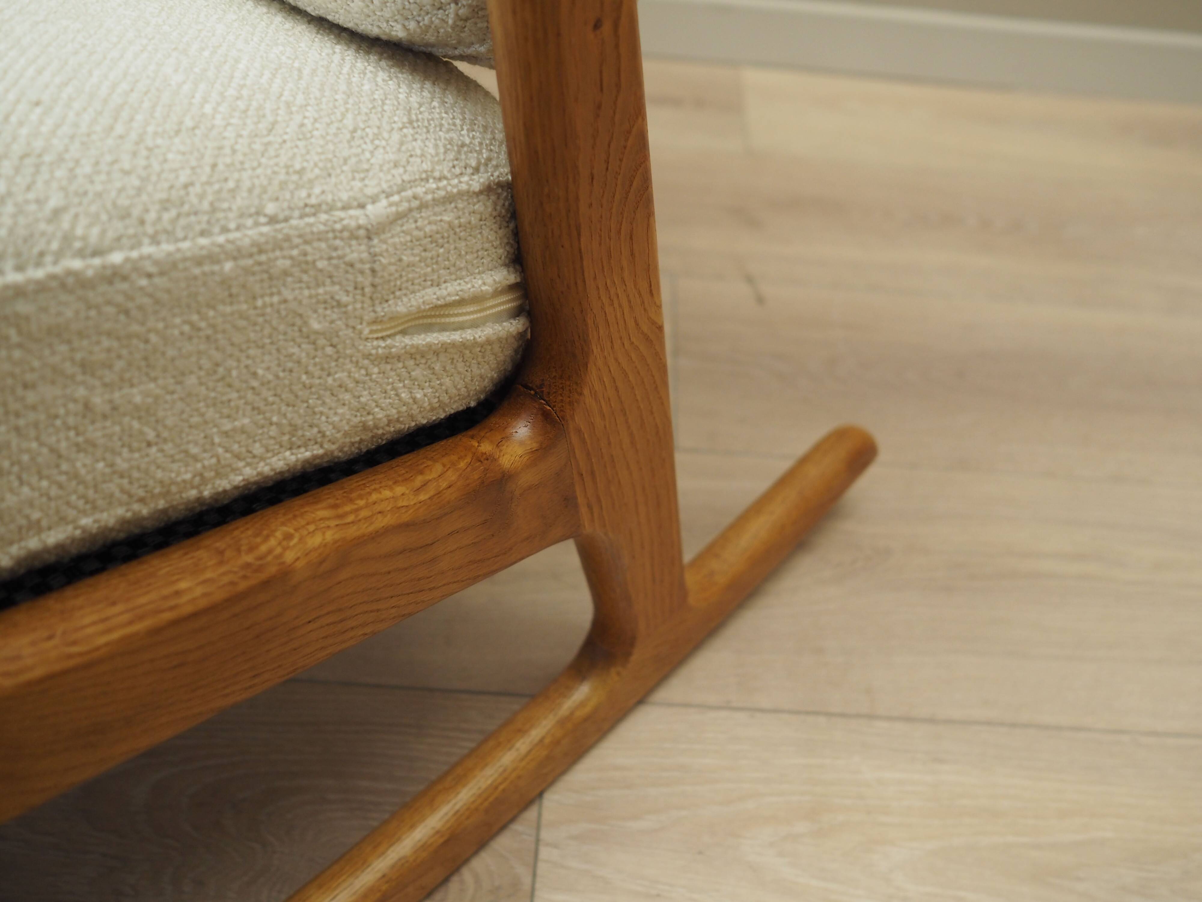 Oak rocking chair, Danish design, 1960s, designer: H. Brockmann Petersen, p