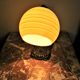Lampe de bureau allemande, bronze et verre drgm vintage 1930-1940