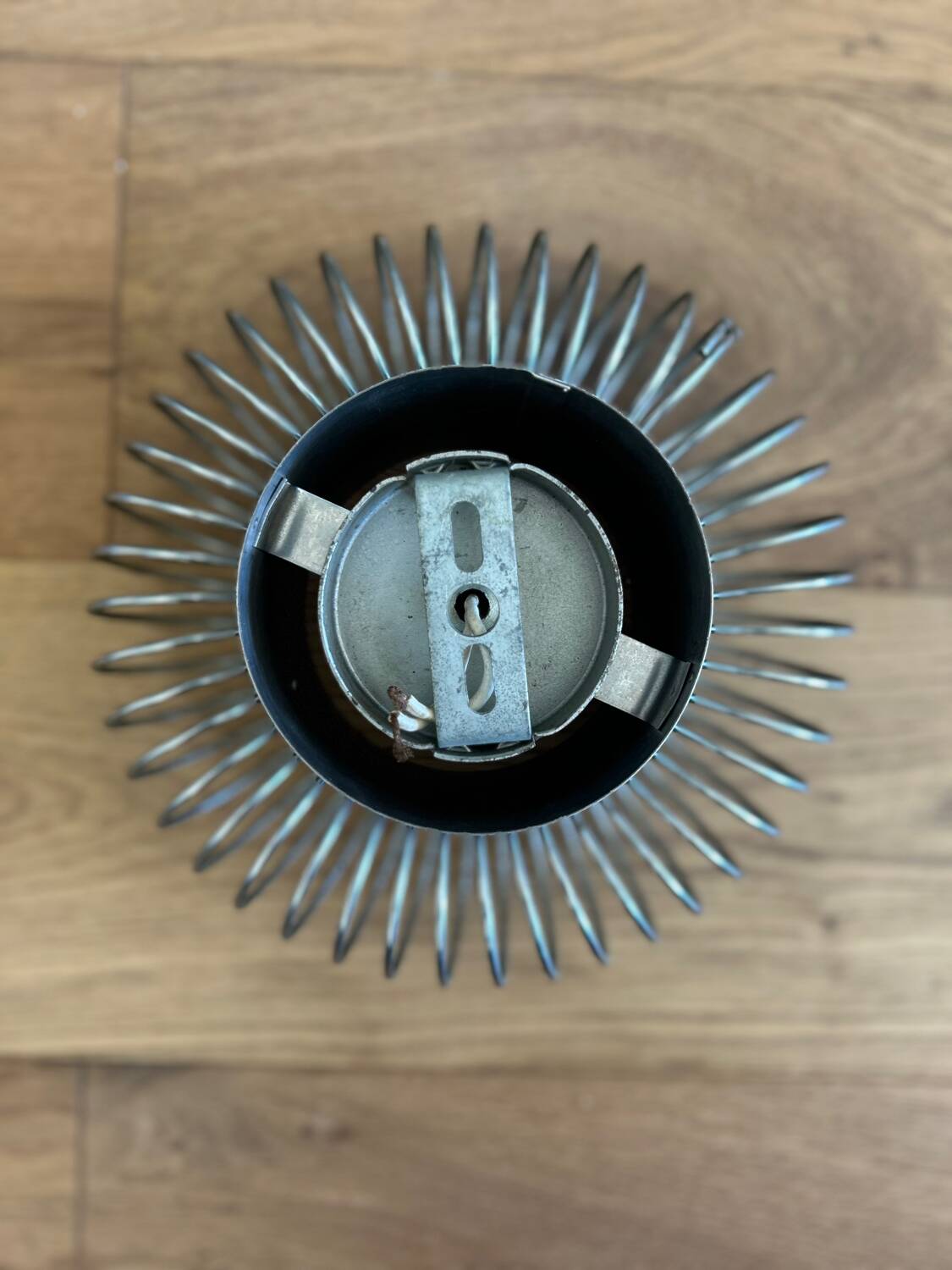 Stainless steel spring wall light - Andrea Lazzari for Morosini