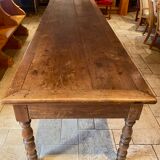 Farmhouse table chene massive