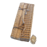 Large Vintage Rattan Suitcase - LPR047