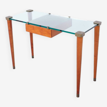 Console Table with Drawer from Peter Ghyczy, 1980s