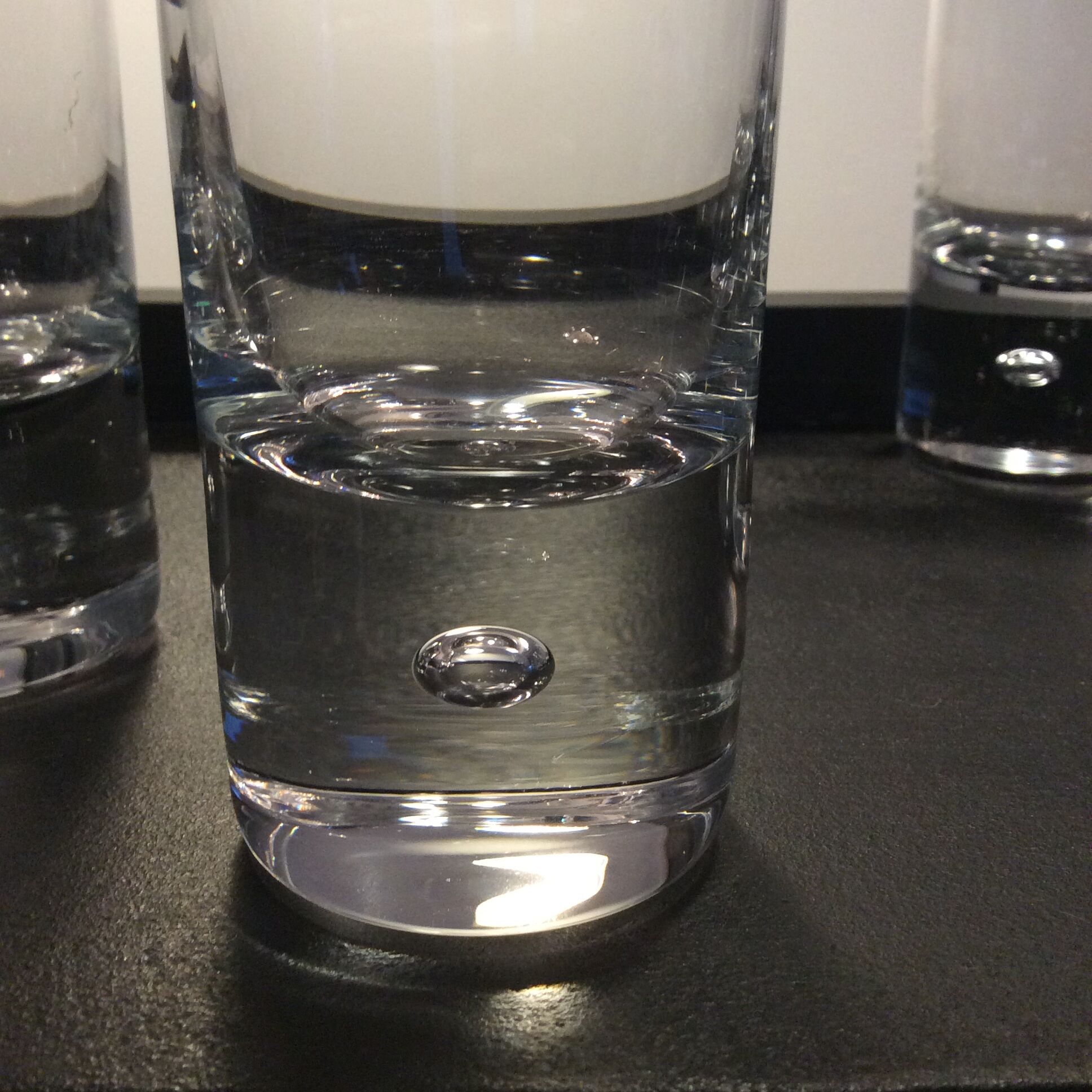 Series of 7 glasses Kosta Boda by Walter Hickman 70s