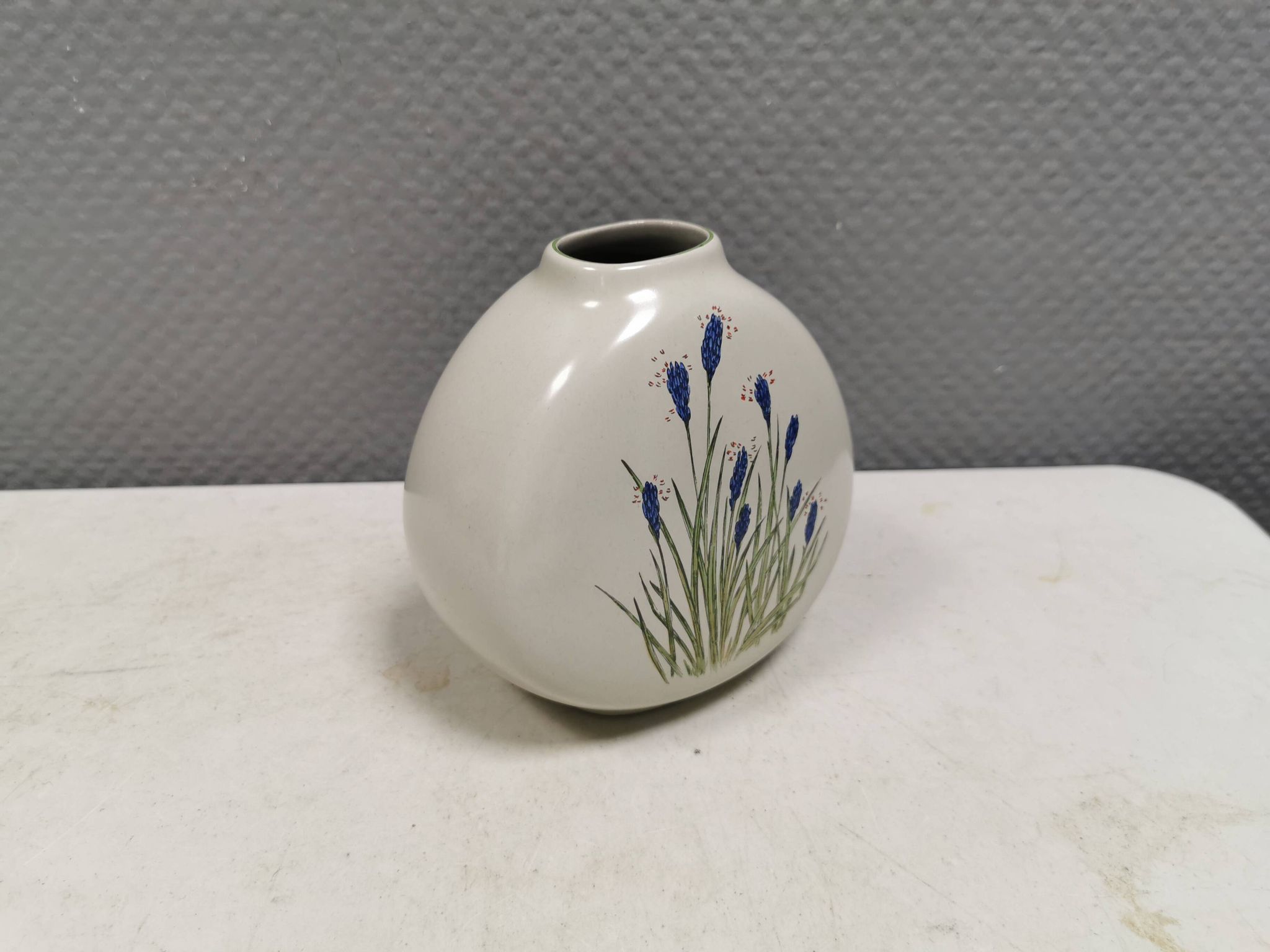 Vase designed by Johannes Hansen (JH) for Knabstrup, Denmark, in the 1960s.