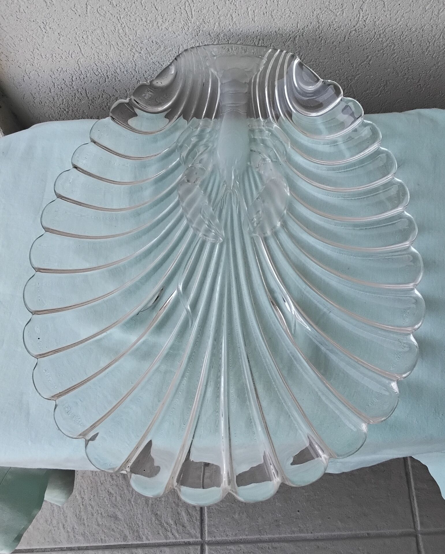 Lobster glass plate Walther Glas