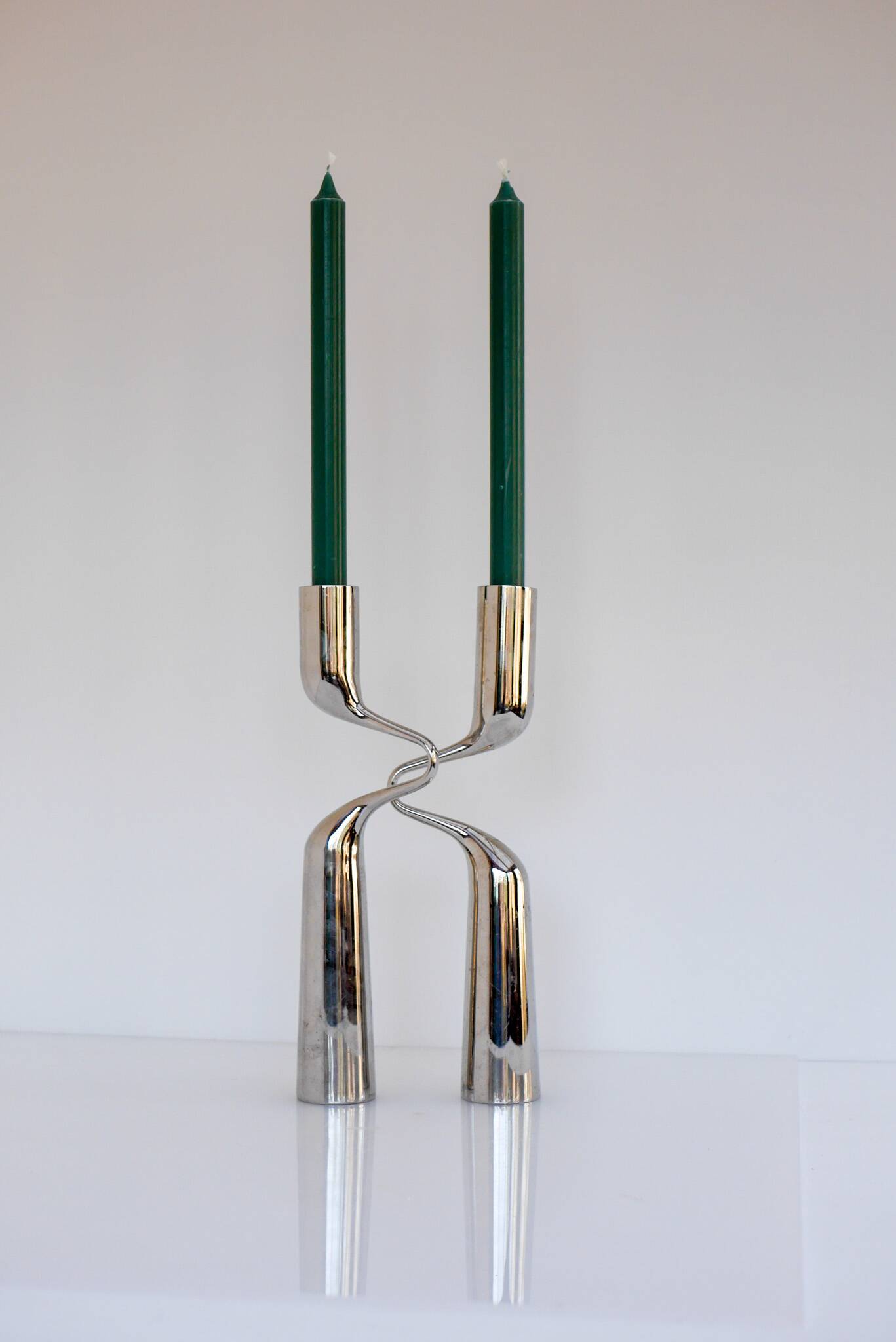 Sculptural Candleholders, 'Tango/Double' Modern Danish design by Mikaela Dörfel