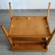 Table basse en bois 2 niveaux années 50-60