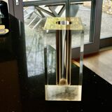 VINTAGE TRANSPARENT ALTUGLASS VASE FOR GUZZINI 1970