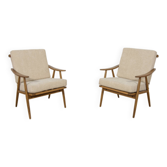 Fauteuils Mid-Century de Ton, années 1960, lot de 2