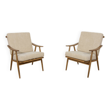 Mid-Century Armchairs from Ton, 1960s, Set of 2