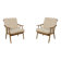 Mid-Century Armchairs from Ton, 1960s, Set of 2