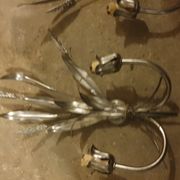 Pair of sconces sheaves of wheat 30x16x50 cm high.