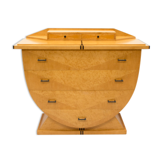 Art Deco Design Maple Chest of Drawers by Roche Bobois, 1980s
