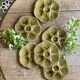 Set of 6 vintage ceramic oyster plates - Sarreguemines -