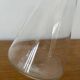Vase verre culbuto H 21cm