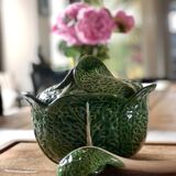 Soupiere cabbage in slip