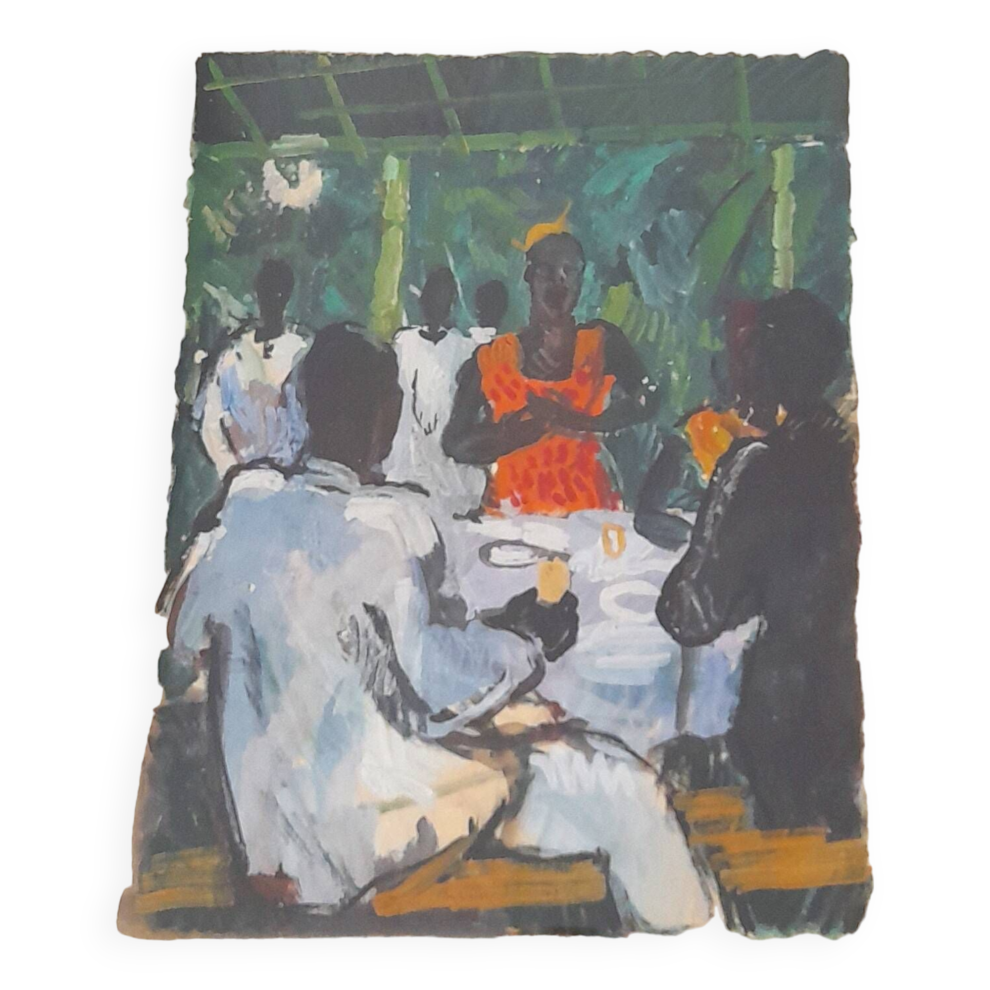 gouache by Bernard Lamotte