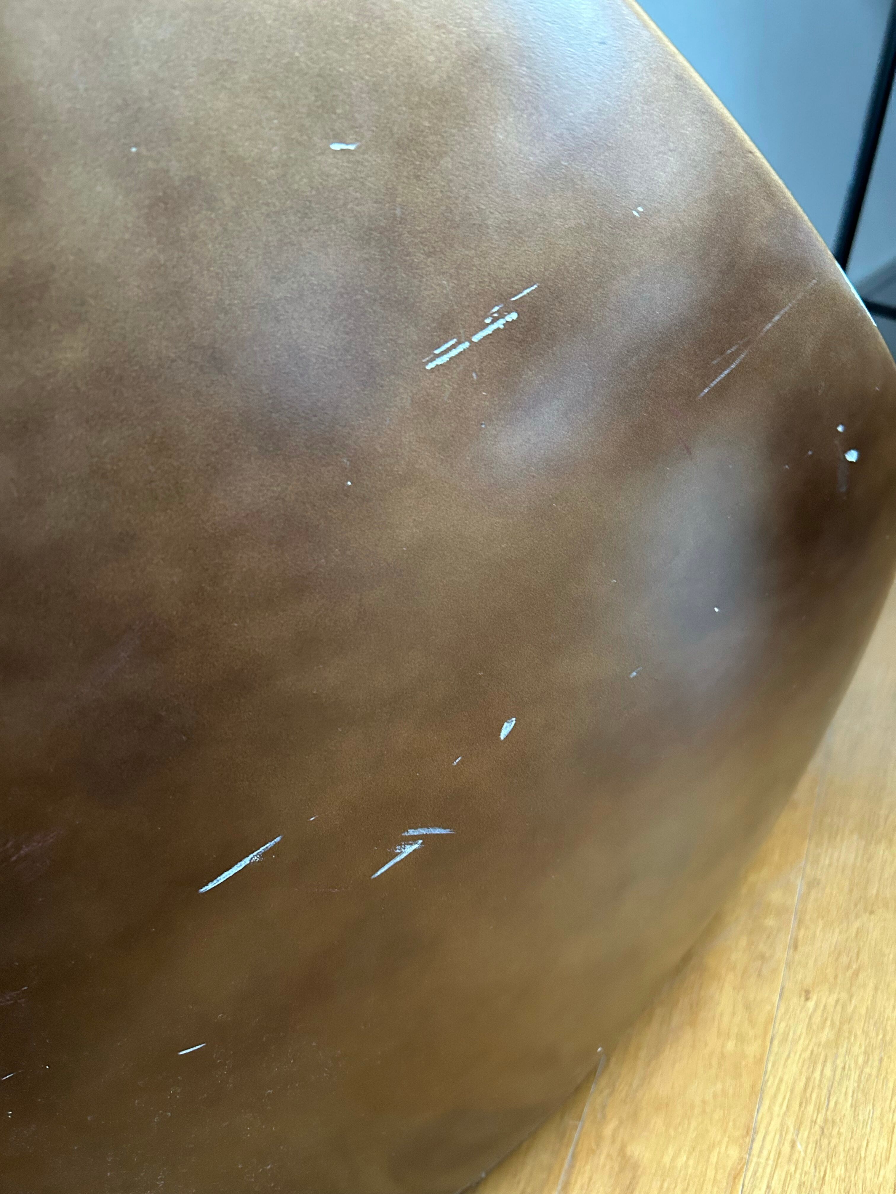 Retro fiberglass armchair