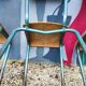Lot de 3 chaises d'école vintage