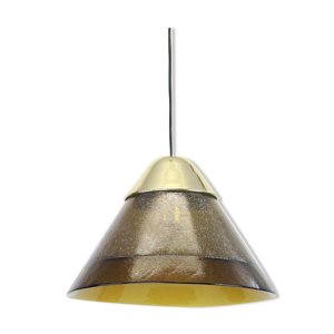 suspension en verre fumé