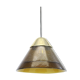 Mid century smoked glass pendant lamp by Peill and Putzler Germany 1970s