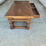 Solid oak coffee table