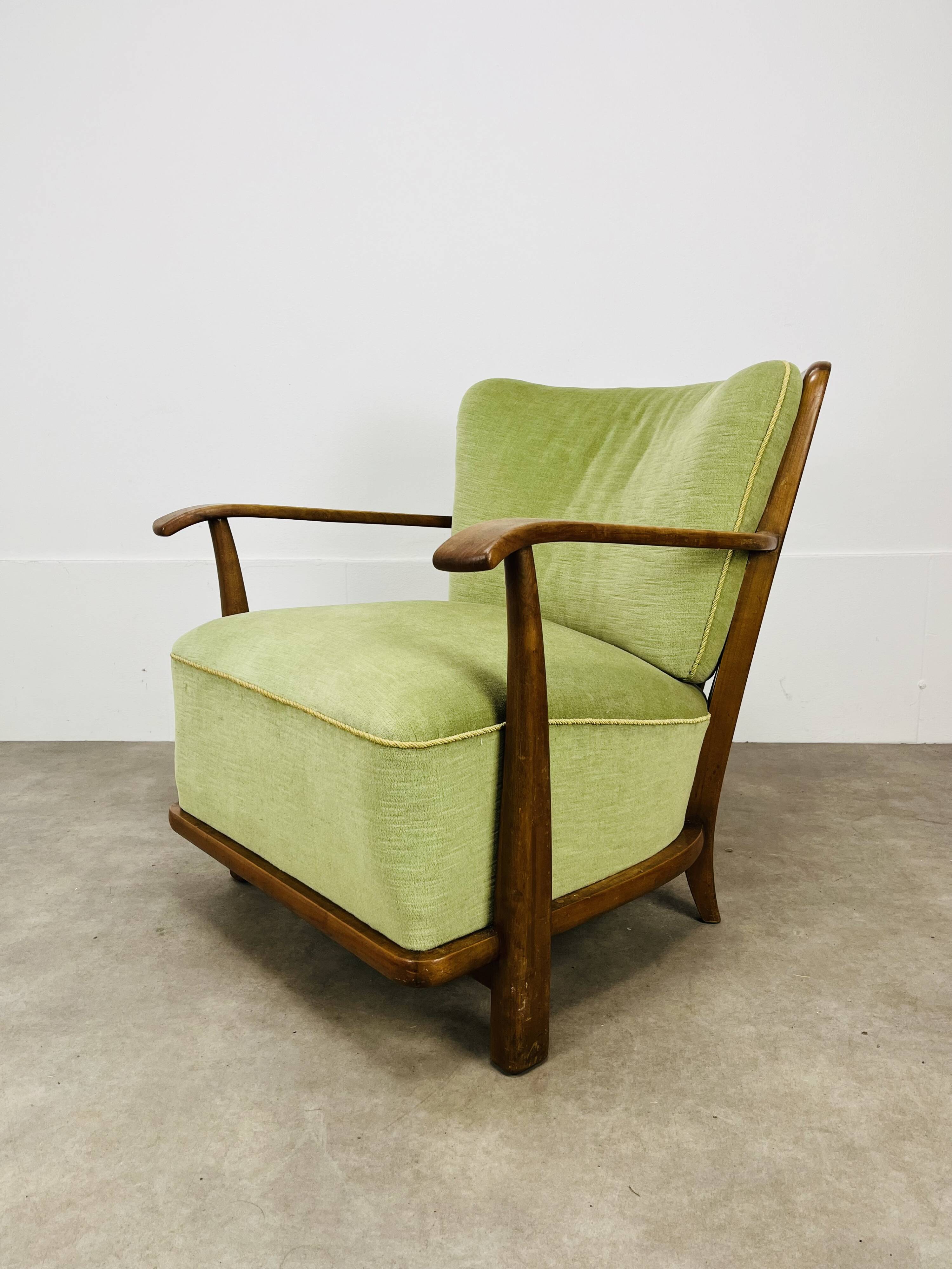 Fritz Hansen armchair 1594 1940s Scandinavian